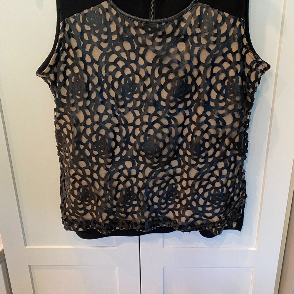 Black Alfani Sleeveless Top - Medium